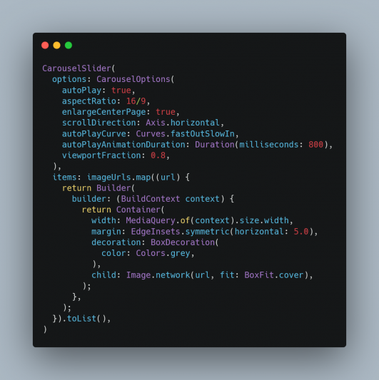 Creating A Carousel Slider In Flutter Tiloid