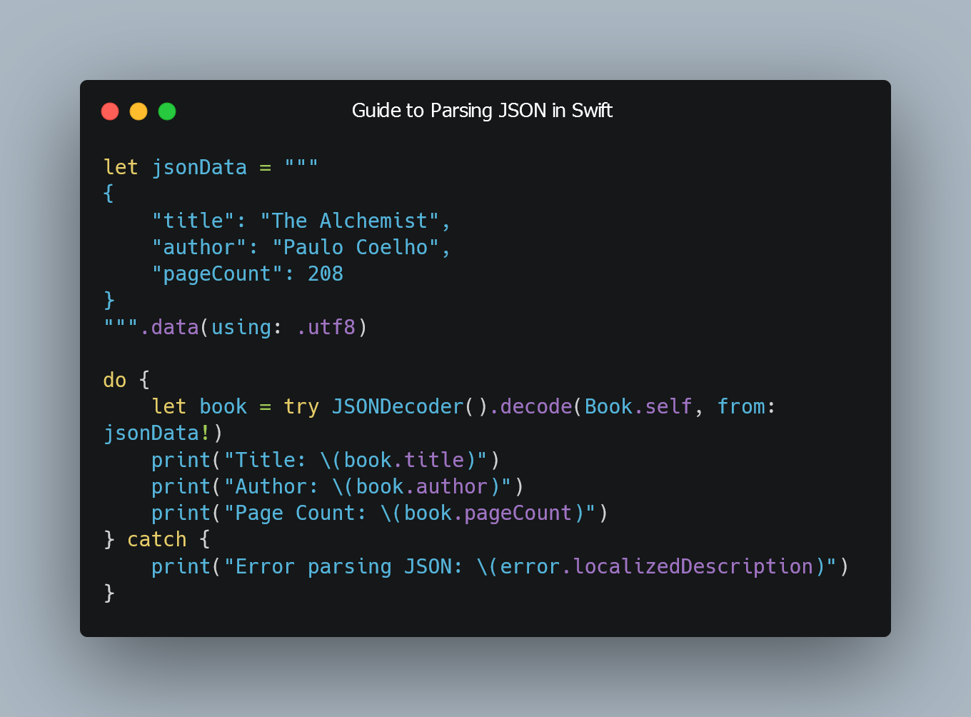 Guide to Parsing JSON in Swift 