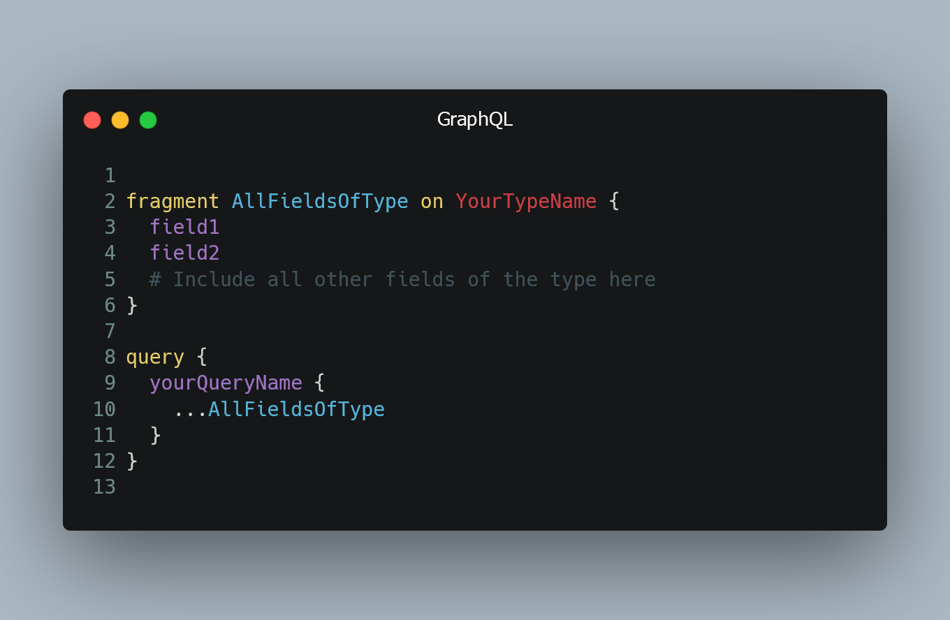 Querying All GraphQL Type Fields Efficiently